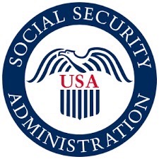 A social security administration logo.